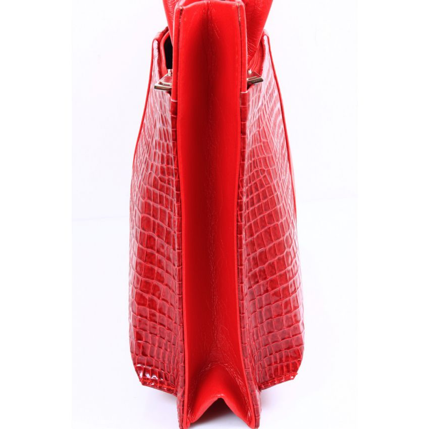 Ladies Red Leather Handbag 